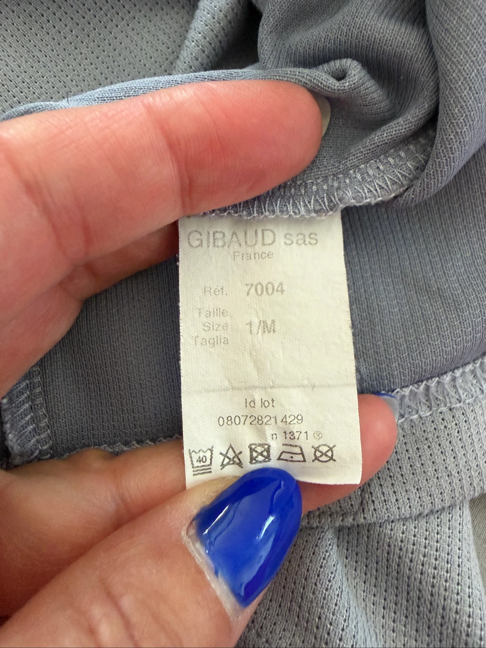 T-shirt Gibaud technical wear tamanho 1/M – photo 5